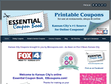 Tablet Screenshot of ebcoupons.com